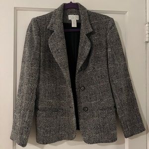 Christopher & Banks Tweed Blazer Size 8